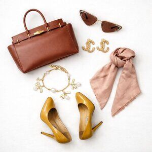 Authentic Jimmy Choo Patent Leather Heels - Size EU 38 - Well-Loved Bargain!